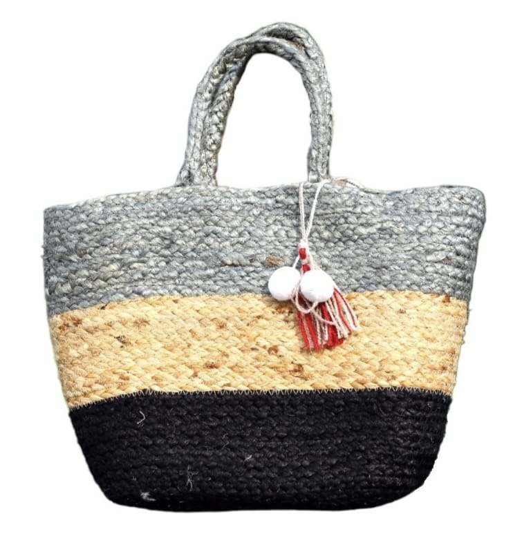 SRI-004-Hand Bag Jute & Cotton without Zip