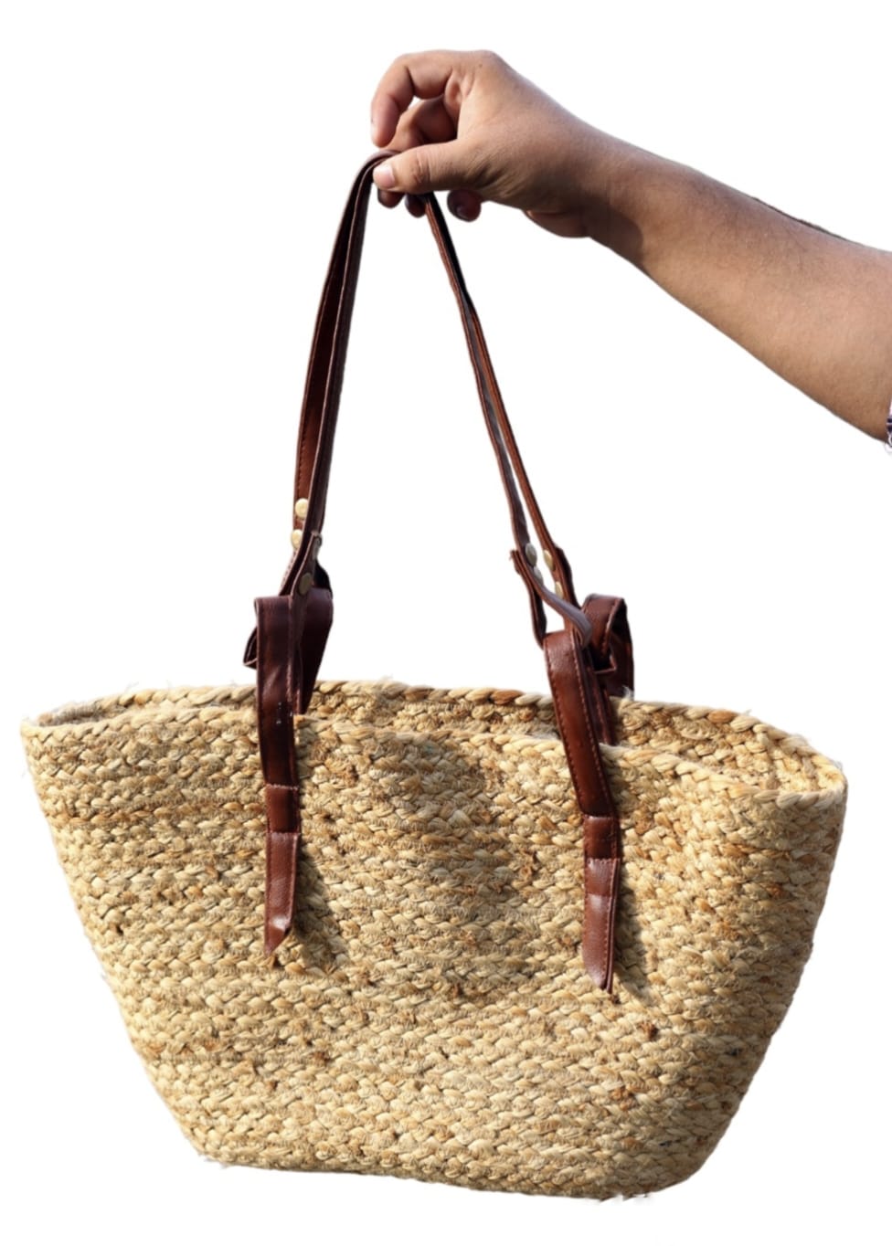 SRI-001 – Hand Bag Jute & Cotton without Zip