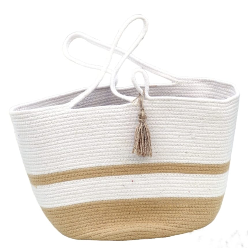 SRI-009 – Hand Bag Jute & Cotton without Zip